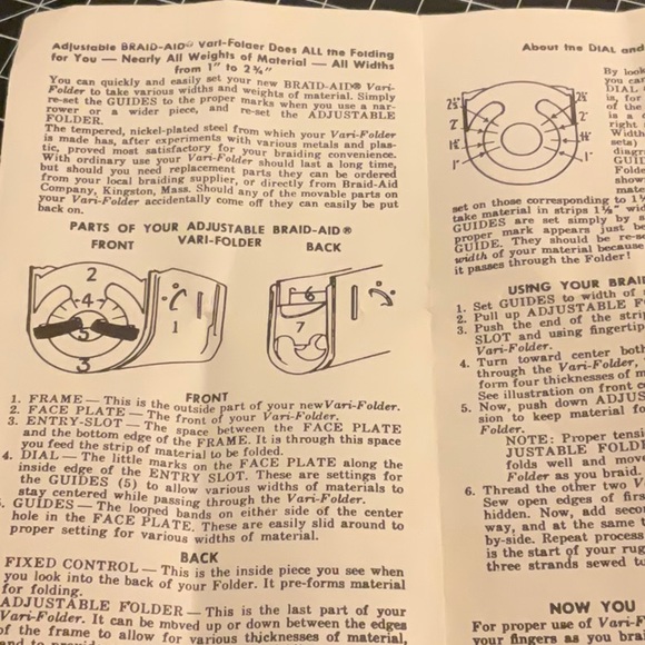 Braid-Aid Adjustable Vari-Folder Kit - Picture 2 of 5